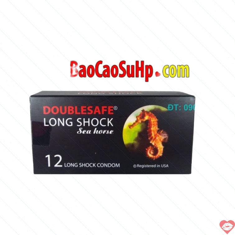 Bao cao su cá ngựa long shock kéo dài 