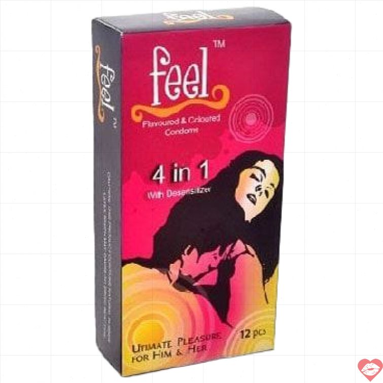 Bao cao su Feel 4in1 đa năng tăng khoái cảm 