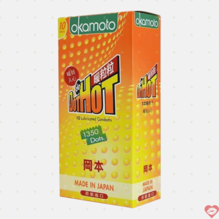 Okamoto Hot Dot bao cao su gai Nhật tăng cảm giác 