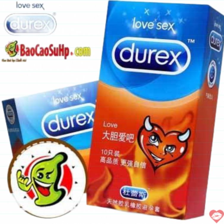 Bao cao su Durex Love gai gân hộp 12 siêu kích thích 