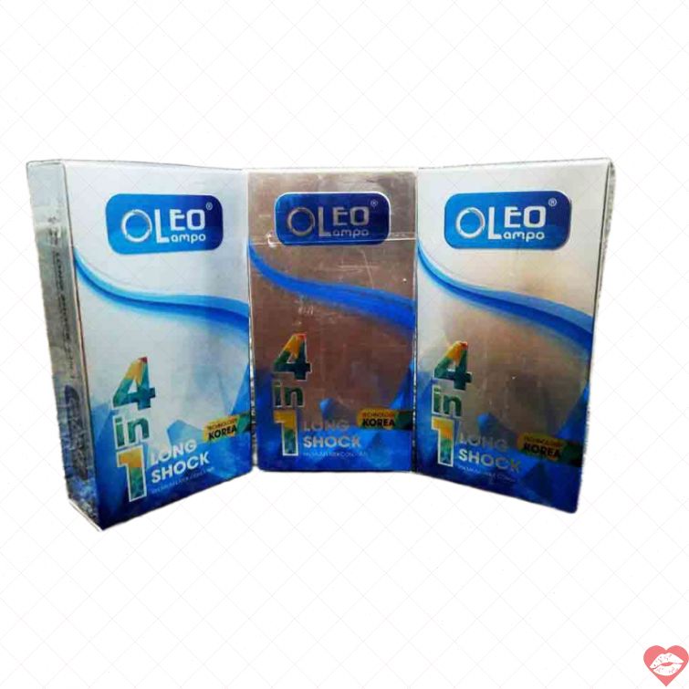 Bao cao su Oleo Lampo 4in1 siêu mỏng tăng khoái cảm 