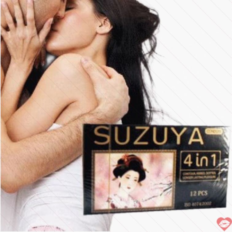 Bao cao su Suzuya 4in1 gân gai siêu mỏng 