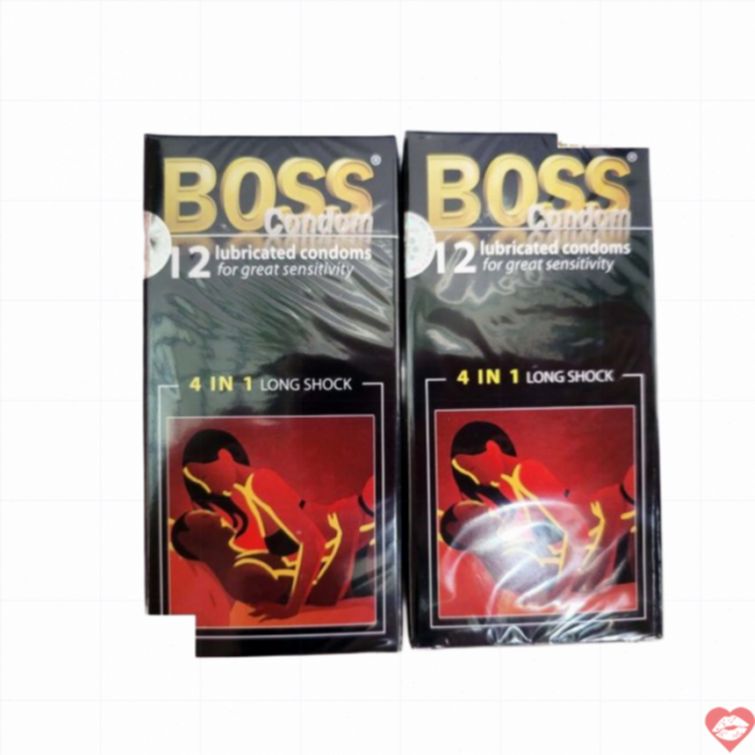 Bao cao su Boss 4in1 gân gai kéo dài mạnh 