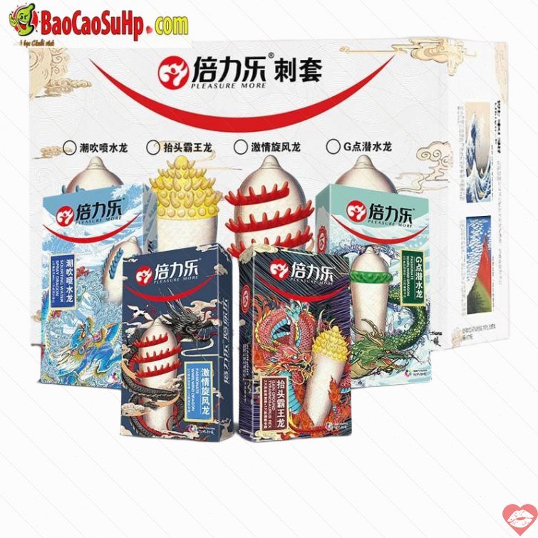 Bao cao su gai râu to tăng khoái cảm cực đã 