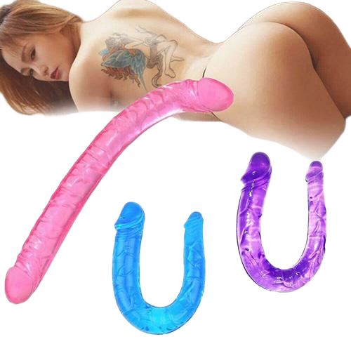  Phân phối Dương vật 2 đầu trong suốt Double Dong – Cho cặp đồng tính Nữ  loại tốt 