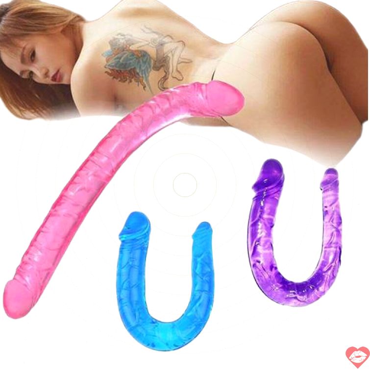 Dương vật 2 đầu trong suốt cho cặp đôi nữ 