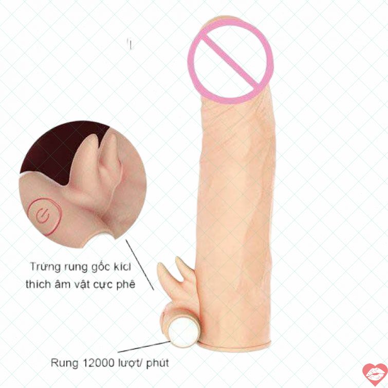 Leten bao đôn rung mềm mịn kích thích mạnh mẽ 