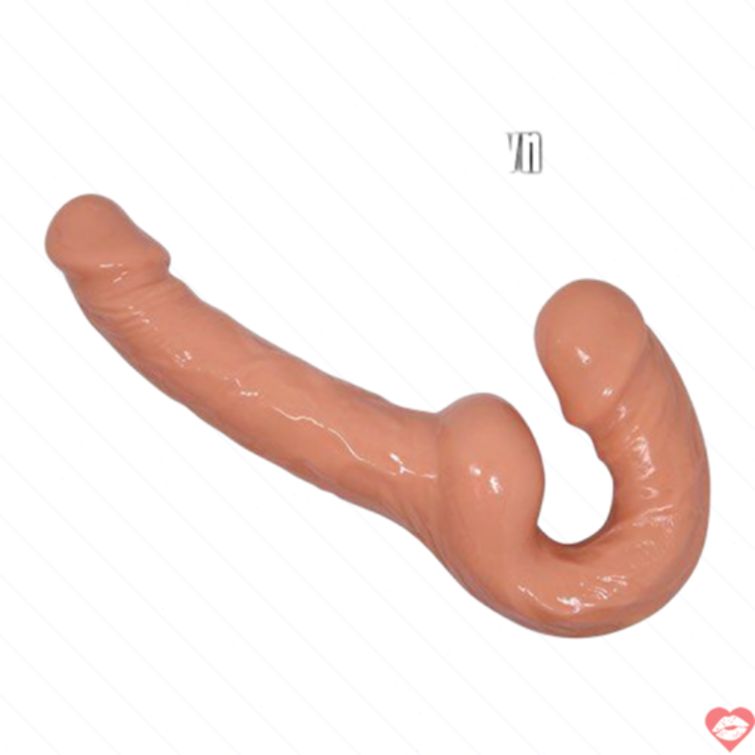 Dildo 2 đầu Baile strapless cho les tăng khoái cảm 