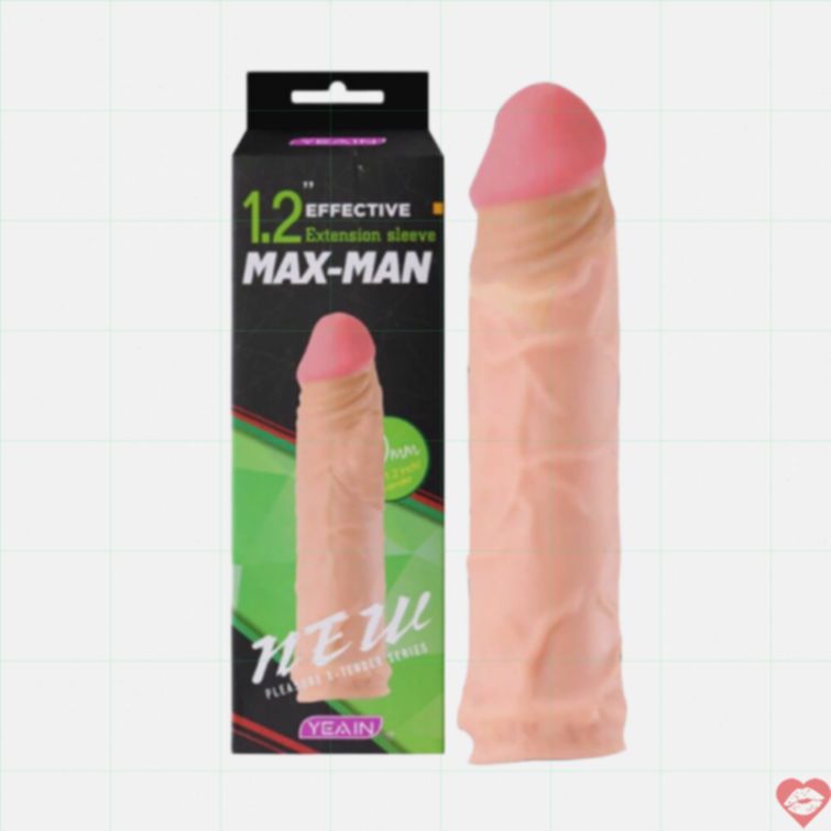 Bao cao su đôn dên Maxman tăng size mạnh 