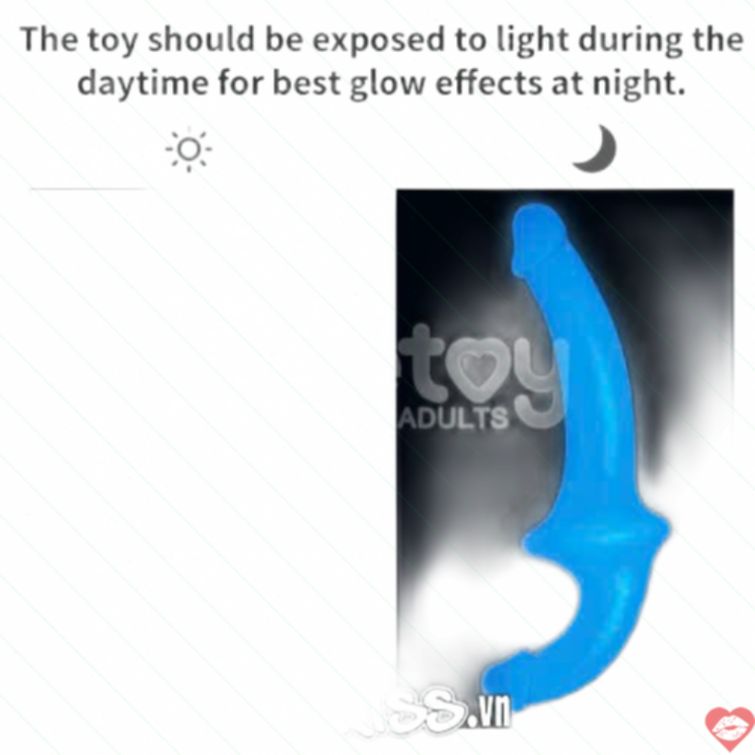 Dương vật 2 đầu Lovetoy phát quang ban đêm 