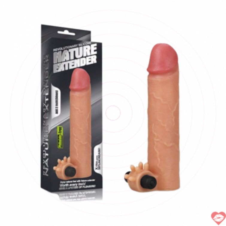 Đôn dên bao cao su Lovetoy rung tăng kích thước kích thích 