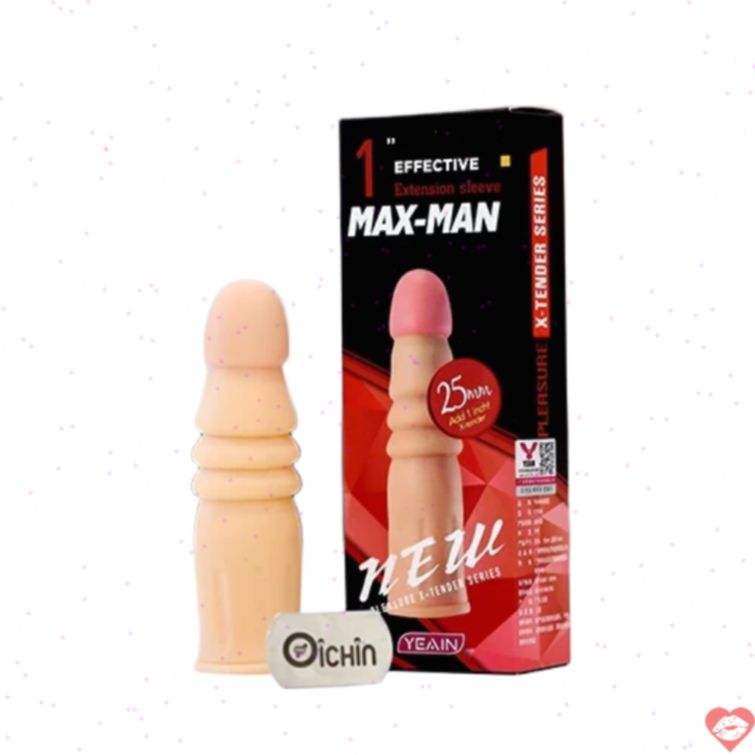 Bao đôn dên Max Man silicon tăng kích thước mềm 