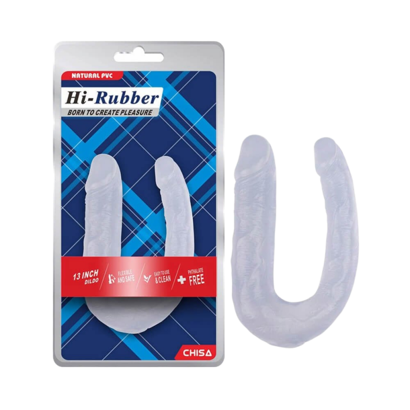  Bỏ sỉ Dương vật giả 2 đầu Chisa Hi-Rubber 13 Inch Trắng  giá tốt 