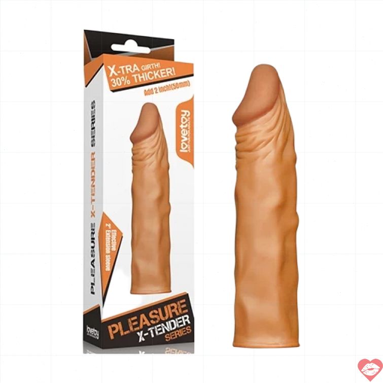 Bao đôn Lovetoy X Tender mềm mịn tăng kích thước 