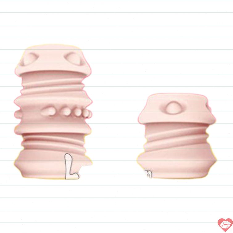 Bộ đôn khúc silicon gân gai tăng khoái cảm 