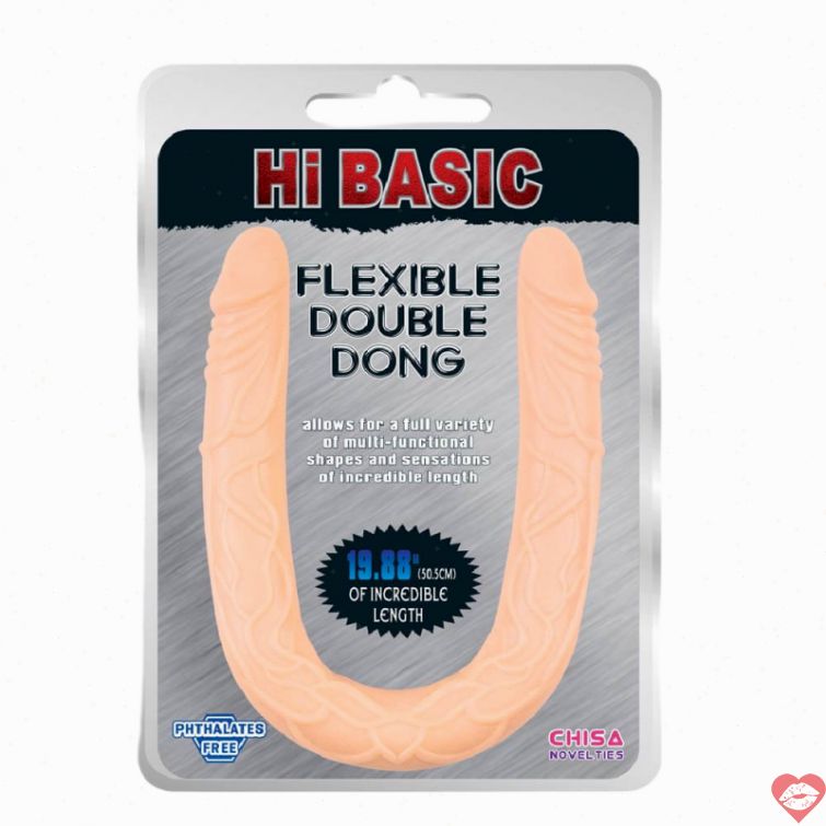 dương vật giả 2 đầu chisa flexible dong mềm dẻo dài 