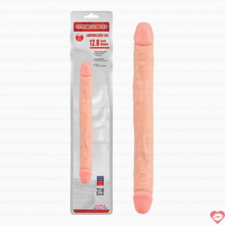 Dương vật giả 2 đầu Chisa Ballsy 12.8 inch 