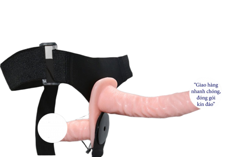  Phân phối Dương vật giả dây đeo 2 đầu có rung  nhập khẩu 