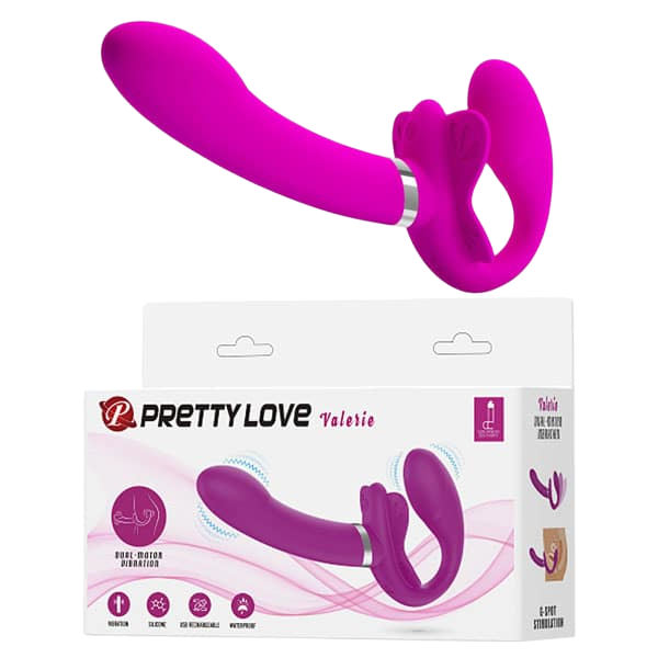  Mua Dương Vật Giả 2 Đầu PrettyLove Valerie Rung Đa Chế Độ Cho Les  giá tốt 