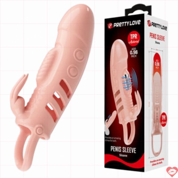 Bao đôn PrettyLove Cecelia rung tai thỏ cực kích thích 