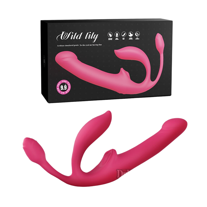 Cung cấp Dương Vật Giả Wild Lily 3in1 Rung Thụt Cho Les  hàng xách tay 