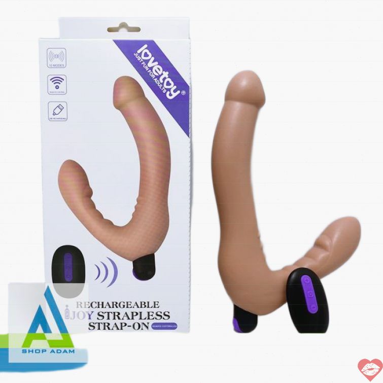 Dương vật giả 2 đầu Lovetoy điều khiển từ xa 