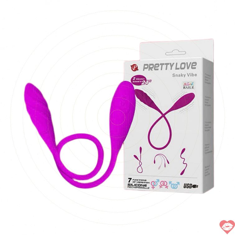 Trứng rung Pretty Love Snaky 2 đầu 7 chế độ 