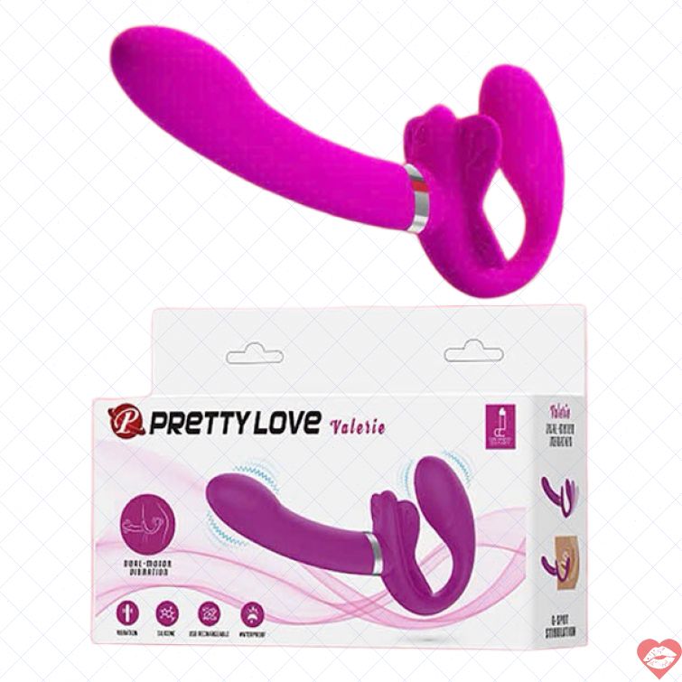 Dương vật giả 2 đầu Pretty Love Valerie rung 12 chế độ 