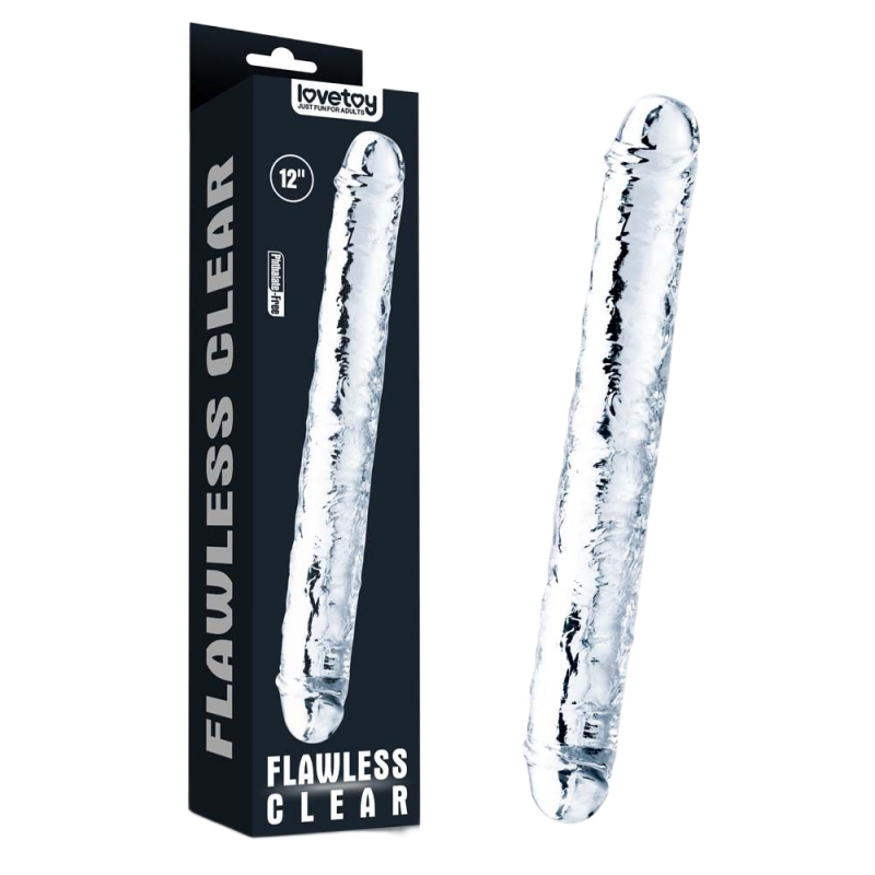  Review Dương vật giả hai đầu trong suốt Lovetoys USA Flawless Clear Double giá rẻ 