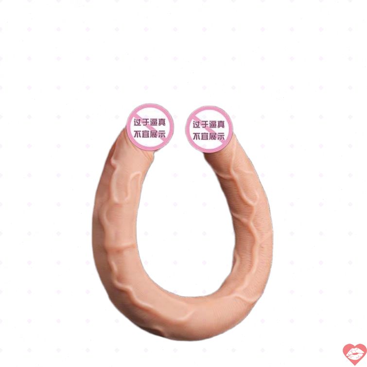 Dildo hai đầu mềm mại kích thích mạnh cho cặp đôi 