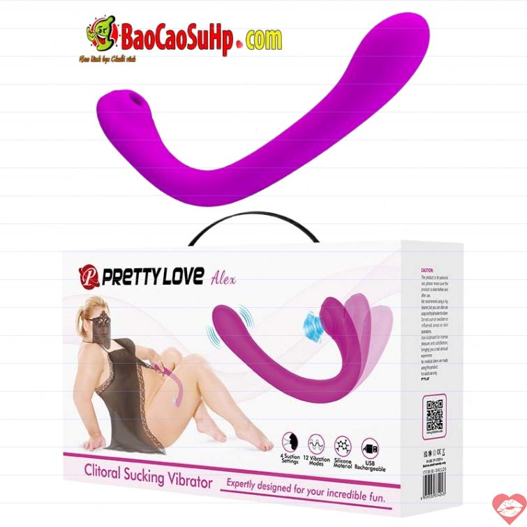 Máy rung đa năng Baile Prettylove hút rung cực đã 