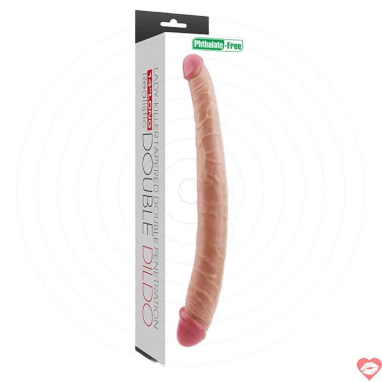 Dương vật silicon 2 đầu mềm mịn Lovetoy USA 