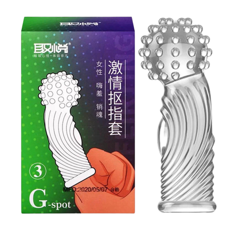  Đánh giá Bao cao su ngón tay Aichao G-spot 3 - Gai nổi lớn - Hộp 1 cái giá rẻ 