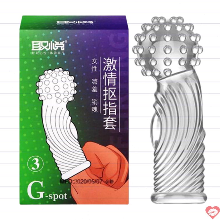 Bao cao su ngón tay Aichao Gspot gai nổi kích thích 