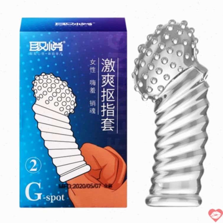 Bao cao su ngón tay gai nổi kích thích điểm G 