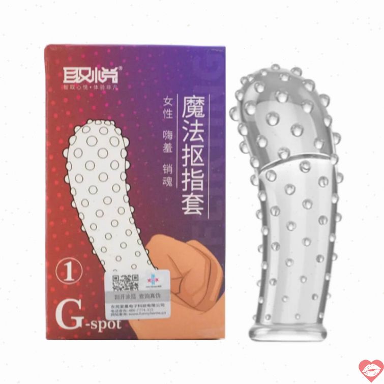 Bao cao su ngón tay gai nổi kích thích điểm G 
