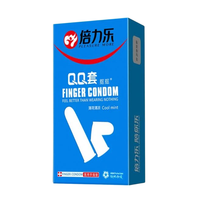  Bán Bao cao su ngón tay mát lạnh - Beilile QQ Cool Mint - Hộp 10 cái  có tốt không? 