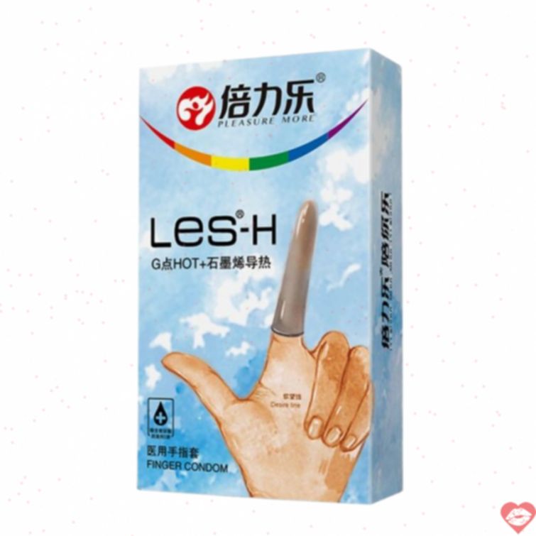 Bao cao su ngón tay Beilile Les H hộp 8 cái 