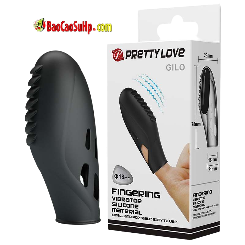  Nhập sỉ Ngón tay rung nhỏ gọn Prettylove Gilo vân lưỡi nổi  giá tốt 