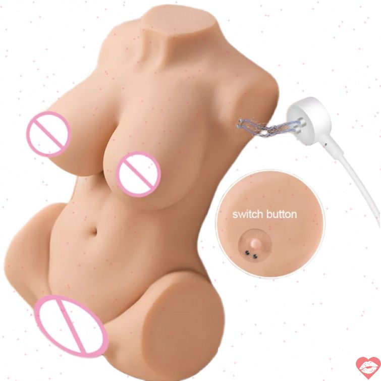 Búp bê bán thân 3D rung co bóp điều khiển từ xa 