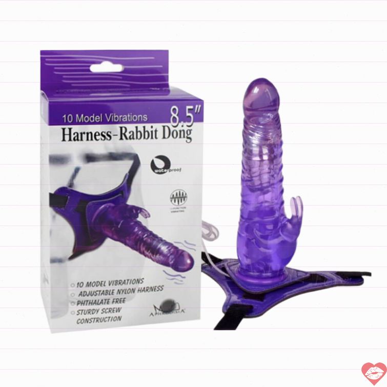 Dương vật giả dây đeo Aphrodisia 8.5 inch rung mạnh 
