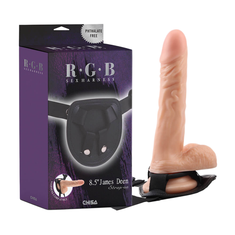  Đánh giá Dương vật giả có dây đeo Chisa James Deen 8.5 Inch  có tốt không? 