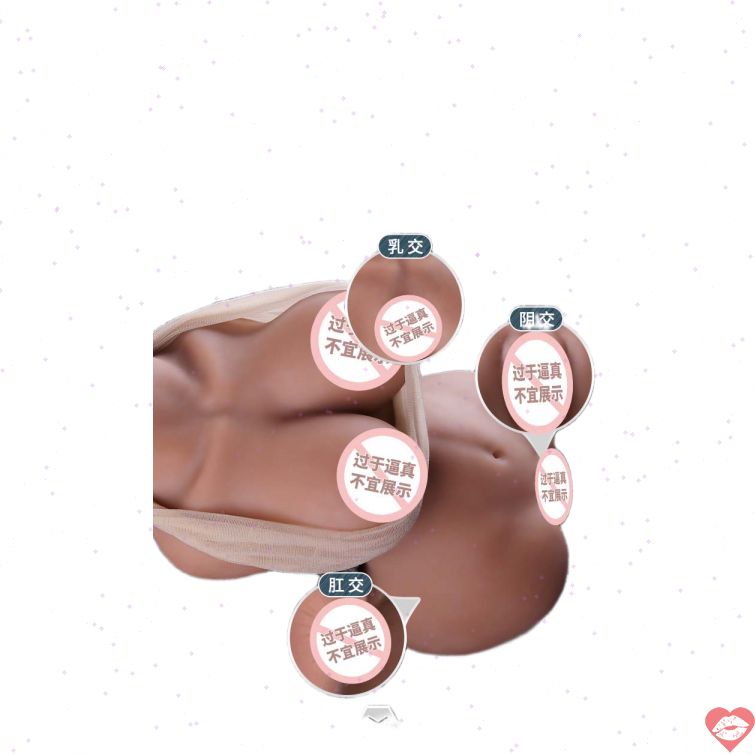 Búp bê bán thân da nâu Âu Mỹ quyến rũ 