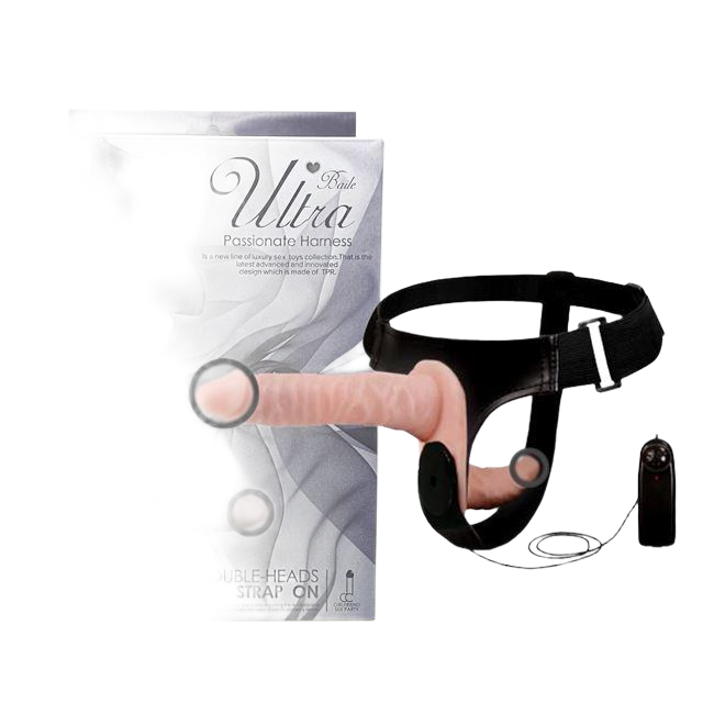  Giá sỉ Dương vật giả dây đeo có 2 đầu rung Ultra Passionate Harness  hàng mới về 