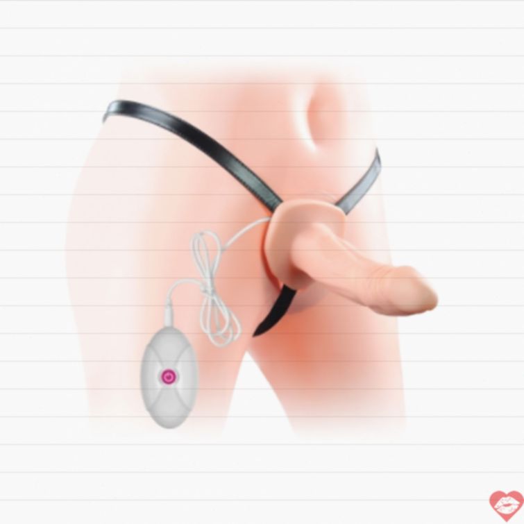 Dương vật đeo rỗng Lovetoy linh hoạt mạnh mẽ 