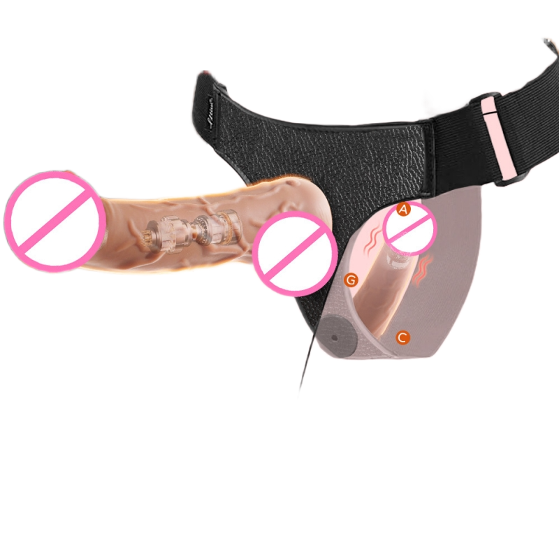  Bán Dương vật đai đeo 2 đầu rung thụt điều khiển xa  chính hãng 