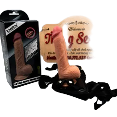  Giá sỉ Dương vật giả có dây đeo cho les Lovetoy 20cm - Khiến đời sống phòng the thêm mặn nồng  hàng xách tay 