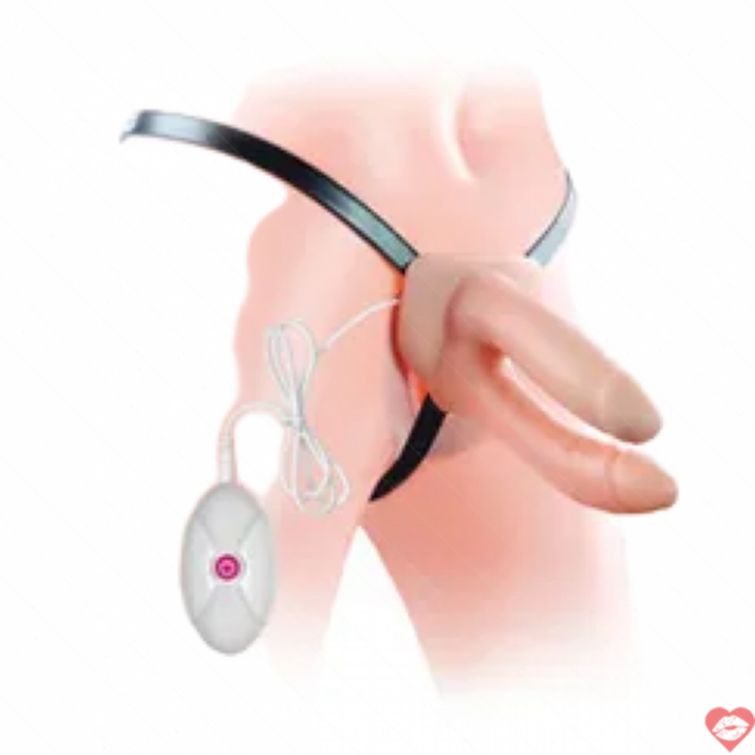 Dương vật rỗng ruột hai đầu rung cho nam 