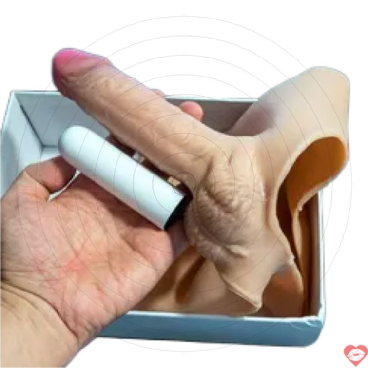 Quần đeo cu giả silicon rung tăng khoái cảm les 