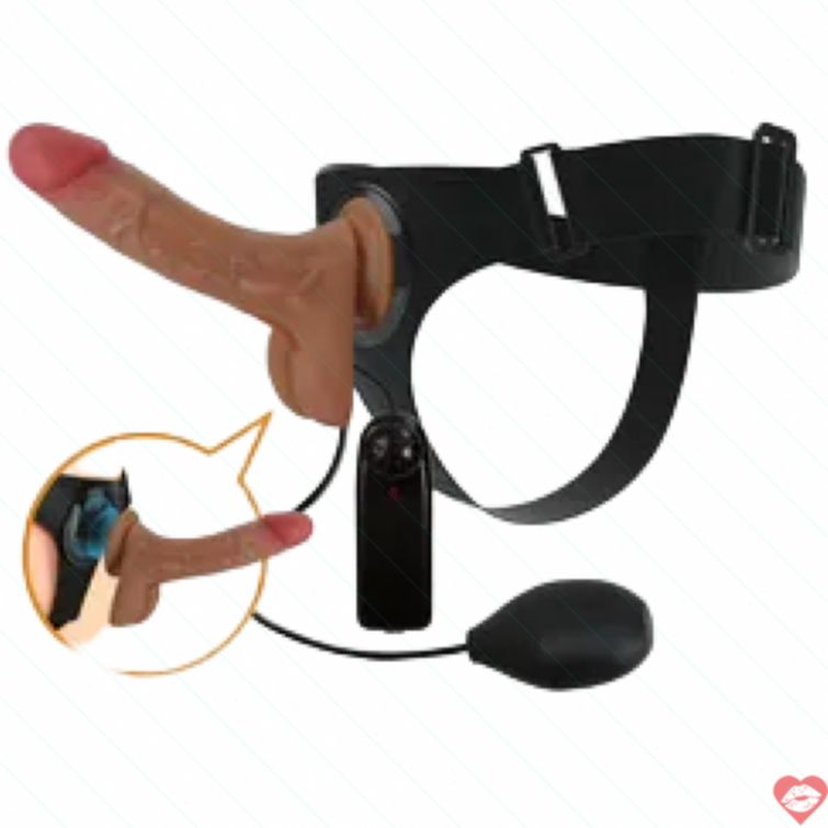 Dương vật dây đeo Pretty Love 3in1 rung bắn tinh 